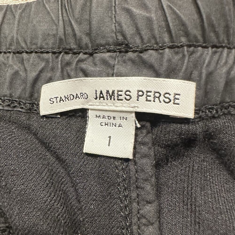 James Perse Soft Drape Pants Womens 3 L Black Minimal City Contemporary WKL1496 - Picture 11 of 13